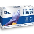 thumbnail image 1 of Guantes de examen de nitrilo Klex Medical Grade, sin polvo, color lavanda L, 1 of 6