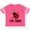 Football Pink and White, variant on Ladybug 2nd Birthday Cute 2 Year Old Girls Toddler T-Shirt