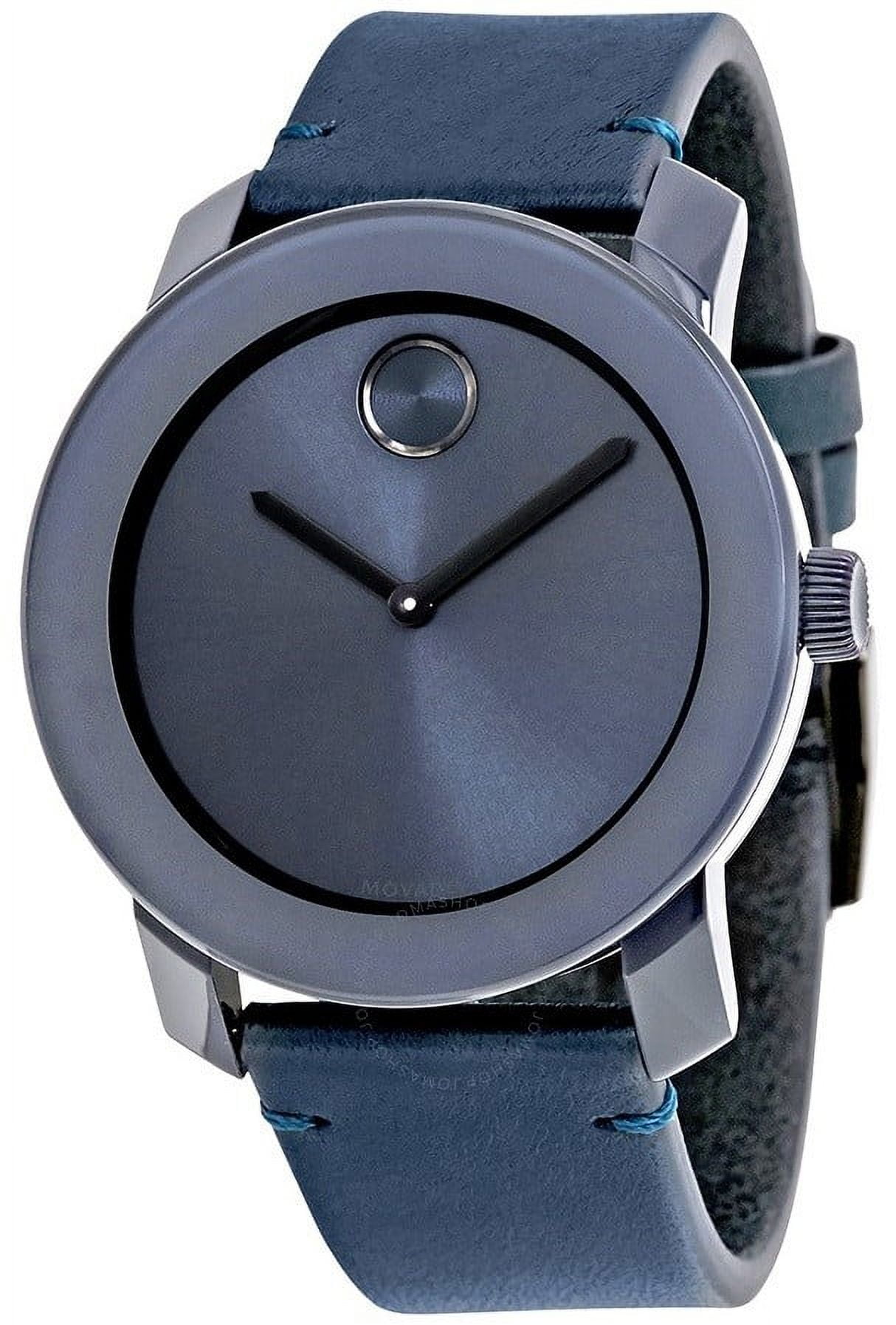 Movado Bold Leather Mens Watch 3600297 - Walmart.com 