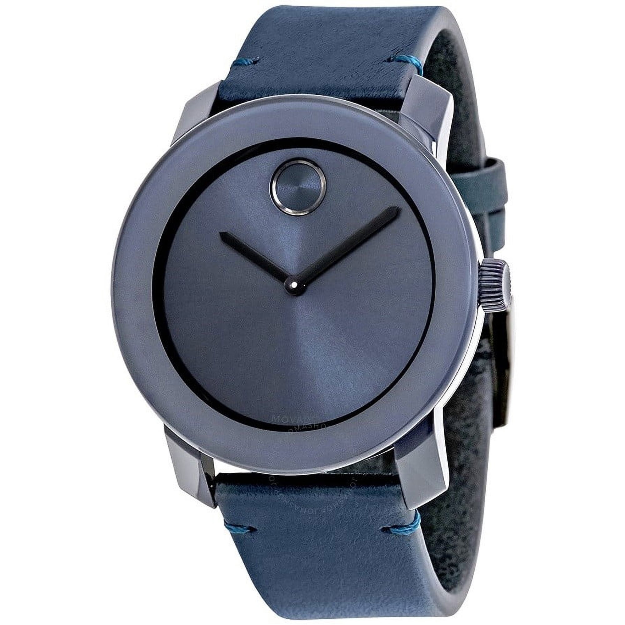 Movado Bold Leather Mens Watch 3600370