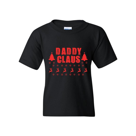 MmF - Big Boys T-Shirts and Tank Tops - Christmas Daddy Claus in Red
