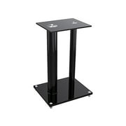 Monoprice Glass Floor Speaker Stands (pair), Black