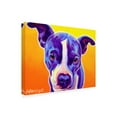 thumbnail image 2 of Trademark Fine Art 'Pit Bull Sadie' Canvas Art by DawgArt, 2 of 3