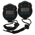 thumbnail image 4 of 3 Count Handheld Chronograph Pedometer Sports Timer Hour Stopwatch, 4 of 8