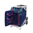 thumbnail image 2 of Zuca 18" Sport Bag - Flamingo with Flashing Wheels (White Frame), 2 of 6