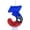 C, variant on Digital Birthday Candle, Creative Cartoon Number Candle for Party Cake Decoration and Festive Celebration