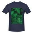 thumbnail image 4 of Bingfone Green Leave Fern Men'S Loose Fit Short-Sleeve Pocket T-Shirt, 4 of 7