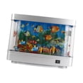 thumbnail image 4 of Lámpara de ánimo de acuario luces nocturnas de la noche Lámpara decorativa del acuario para la oficina Halloween dormitorio de la sala de estar, 4 of 9