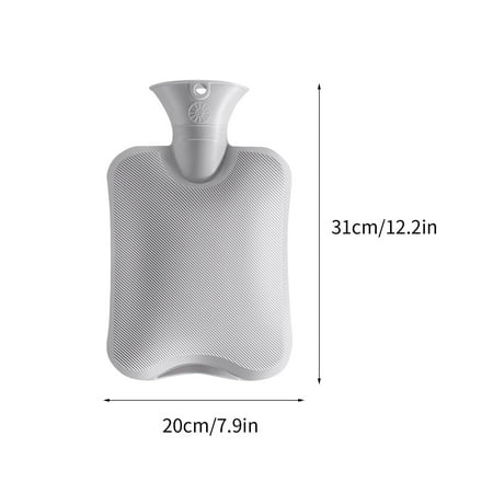 

2L Ribbed Hot Water Bottle Water Injection Hot Water Bottle