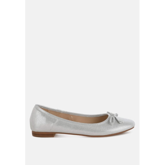 Agshin Metallic Ballet Flats