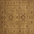 thumbnail image 1 of Ahgly Company Indoor Square Oriental Brown Industrial Area Rugs, 3' Square, 1 of 4