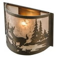 thumbnail image 2 of Meyda Tiffany 79898 Deer At Lake 8" Tall Wall Sconce - Copper, 2 of 3