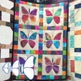 thumbnail image 3 of Luckyn Joli Ensemble de Gabarits Papillon Ensemble de Gabarits de Quilting Outil de Couture en Acrylique S+M+L 3 Pcs, 3 of 5