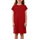 thumbnail image 1 of Vestido de Primavera de Niña Vestidos Sueltos Casuales con Bolsillos para 5-14 Años Vestido de Verano de Manga Corta Estirable Suave Y Cómodo para las Vacaciones Escolares, 1 of 9