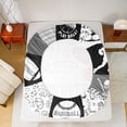 thumbnail image 5 of Homewish Eat Sleep Sports Full Size Sheets 4-Piece for Kids Teens Adults,Basketball Football Baseball Breathable Bed Sheets,Ball Gamer Lightweight Sheet Sets,Lightweight Room Decor, 5 of 7