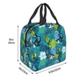 thumbnail image 3 of Sikiie Shark And Leaves Lunch Bag for Women & Men Adult Insulated Lunch Box, Food Lunch Containers Lunch Tote Bags for Work, Travel, Outdoor, 3 of 8