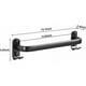 thumbnail image 2 of barre Porte-serviettes Pour Salle De Bain- Noir - 40 Cm - Soporte Mural Pour Torchons De Cuisine, 2 of 5