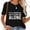 Black, variant on Womens Its A Beautiful Day to Leave Me Alone T Shirt Funny Sarcastic Humor Tee