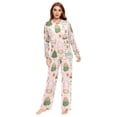 thumbnail image 2 of Matching Pajamas for Couples Pushkin Cat His and Hers Pajamas Sets Soft Long Sleeve Sleepwea, 2 of 8