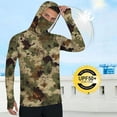 thumbnail image 6 of BiZtdJrK Camo Men's Fishing Hoodie UPF 50+ Sun Protection Long Sleeve Shirt with Neck Cover Camouflage L, 6 of 9