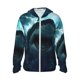 thumbnail image 1 of Balery Undersea Shark Sudadera ligera de manga larga con capucha y protección solar UPF 50+ para hombre y mujer, ideal para pesca y running-3X-Large, 1 of 7