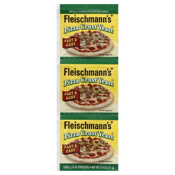 1 envelope fleischmanns pizza crust yeast