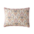 thumbnail image 2 of Mainstays Floral Heritage Multicolor Floral Polyester Pillow Sham, King - Reversible (1 Count), 2 of 5