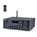 thumbnail image 3 of Pyle Bluetooth Home Audio Amplifier Receiver Stereo 300W Dual Channel Sound Audio System w/MP3, USB, SD, AUX, RCA, MIC, Headphone, FM, LED, Reverb Delay, for Home Theater Speakers, Studio - PDA69BU, 3 of 15
