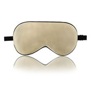 Natural Silk Sleeping Mask with Adjustable Strap Supersmooth Eye Mask