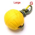 thumbnail image 1 of 1PC Indestructible Rubber Training Ball Pet Dog Toy With Carrier Rope Bite Resistant, 1 of 5