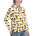 thumbnail image 6 of Honeii Rubber Duck Chicken Bird Pattern Womens Oversized Hoodies Long Sleeve Sweatshirts Pullover Fall Outfits with Pocket-Medium, 6 of 7