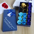 thumbnail image 2 of Moocorvic Valentine'S Day Gifts for Her, 12 Floral Scented Rose Soap Flowers And A Gold Rose Gift Box Birthday Gifts for Women Wife Mom, 2 of 7