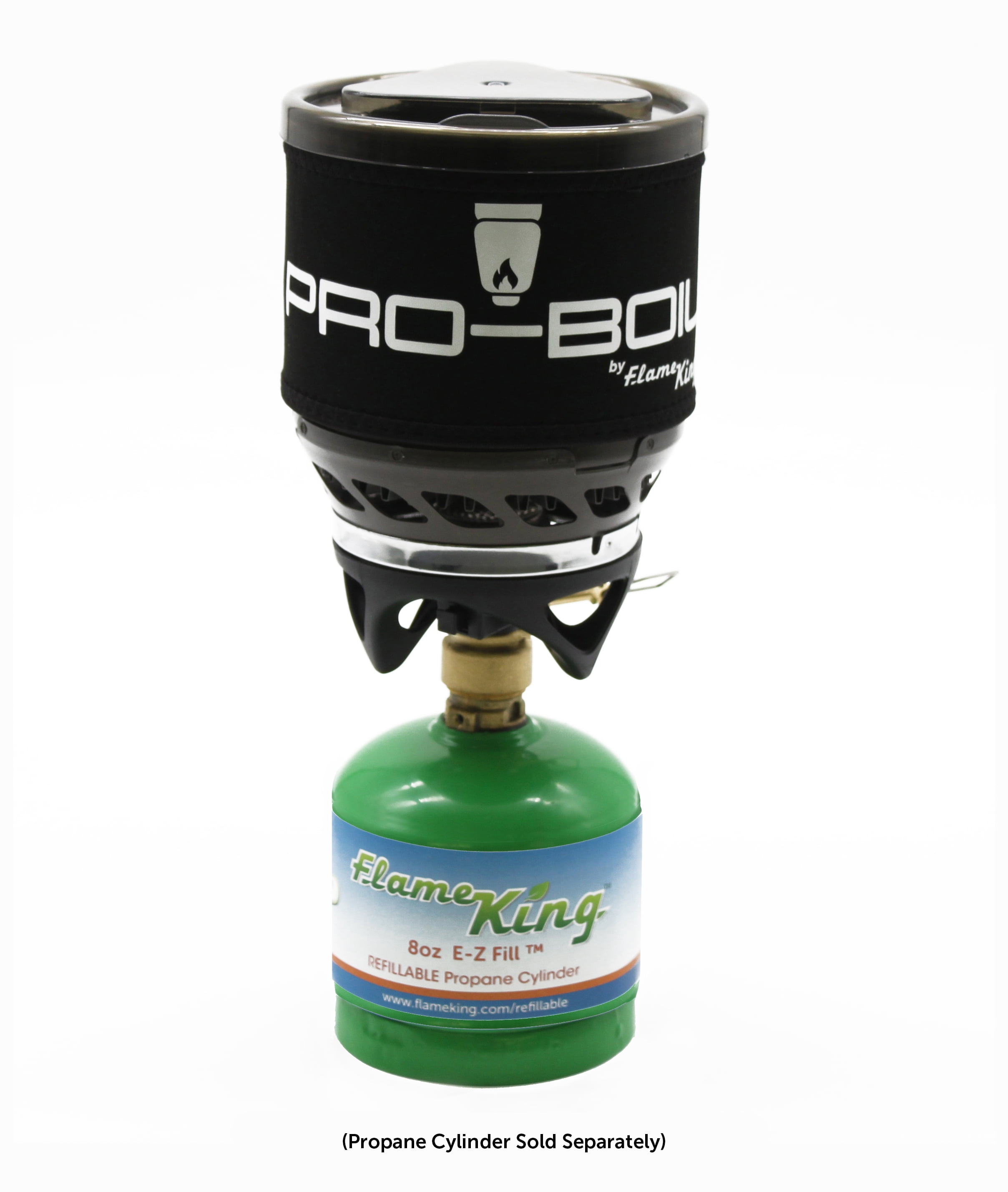 Flame King Pro-Boil All-in-1 Camping Stove Propane, Backpacking Propane Stove, 1.41 lbs