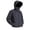 Black, variant on WIZUTIZ Mens Lightweight Windbreaker Rain Jacket Outdoor Water Resistant Hooded Raincoat Sportswear Outwear