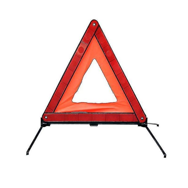 Señal reflectante de seguridad de Safety Aid Group para averías en la carretera plegable (1 unidad, rojo)