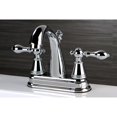 thumbnail image 2 of Fauceture FSY7611AL English Classic 4 in. Centerset Bathroom Faucet with Retail Pop-Up, Polished Chrome, 2 of 5