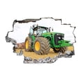 thumbnail image 3 of Adhesivos de pared 3D con diseño de tractor, efecto pared rota, PVC, 40 x 60 cm, 3 of 3