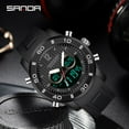 thumbnail image 5 of SANDA 2022 Fashion Men Watches Top Brand Luxury Male Quartz Watch 50M Waterproof Sport Digital Wristwatch Relogio Masculino 3106, 5 of 6