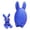 A, variant on Easter 3D Bunny Figure 3-d Printed Toys Rabbit for Home Office Decompression Decor Executive Desk Toys Easter Bunny Spring Decorations