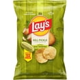 thumbnail image 3 of (4 pack) Lay's Dill Pickle Potato Snack Chips, 7.75 oz Bag, 3 of 8