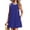Navy, variant on Fantaslook Color Block Dresses for Women Summer Casual Beach Sundress Sleeveless Tank Trendy Mini Dresses