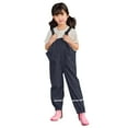 thumbnail image 3 of NOKIO Children'S Rain Gear Toddler Kids Boys Girls Double Fabric Warm Outdoor Rain Dungarees Windproof Water-proof Mud Jumpsuit Playsuit Overall Clothes Girls' Water-proof Splash Pants, 3 of 6