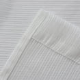 thumbnail image 3 of GYROHOME White Stripe Sheer Voile Window Curtain, 1panel Rod Pocket 39x78inch, 3 of 5