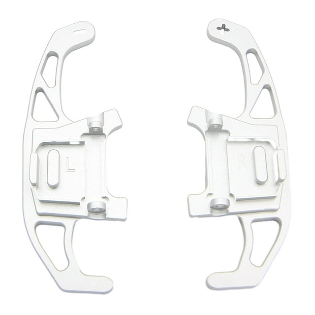 Wweixi 2pieces Car Interior With Steering Wheel Shift Paddle Shifter Classic And Timeless Easy Installation silver