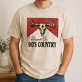 thumbnail image 6 of Raised On 90's Country Graphic T-Shirt, Retro Western Bull Skull Unisex Tee, 6 of 9