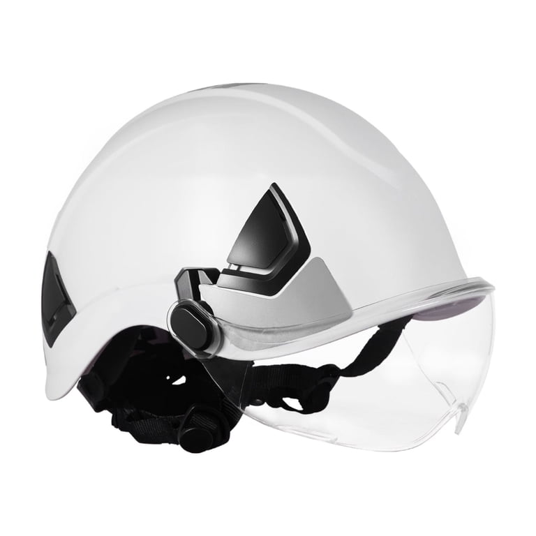 Industrial Safety Hard Hat with Full Brim and Visor photo 8