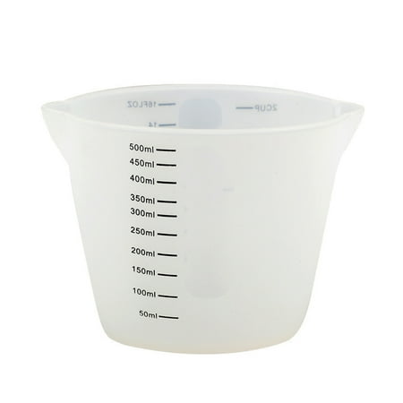 

Silicone Measuring Cups 500ml and 250ml Large Reusable Resin Measuring Cups