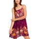 thumbnail image 1 of Free People Who's Sorry Now Shift Slip Vestido para Mujer, P?rpura, XS Free People Cambio de deslizamiento, 1 of 1