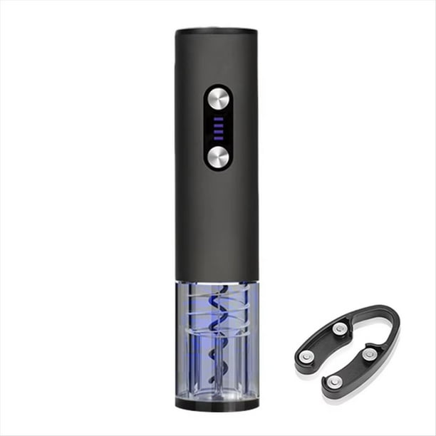 Juego de Abridor de Vino Eléctrico Recargable-Sacacorchos Automático con Cortador de Papel, Ideal para Fiesta, Bar, Uso de Cocina