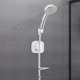 thumbnail image 1 of Soporte para cabezal de ducha con ventosa, extraíble, fuerte succión, resistente al agua, fácil de instalar, soporte para cabezal de ducha montado en Blanco, 1 of 8